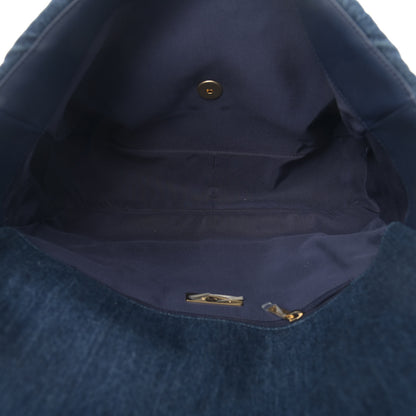 Chanel Denim Quilted Maxi Chanel 19 Flap Blue 5 of 13