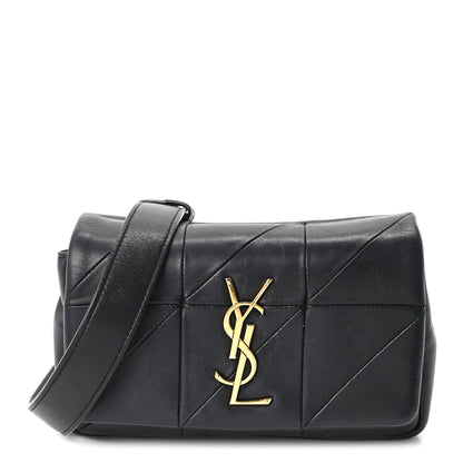 Saint Laurent Lambskin Monogram Jamie Belt Bag Black 1 of 9
