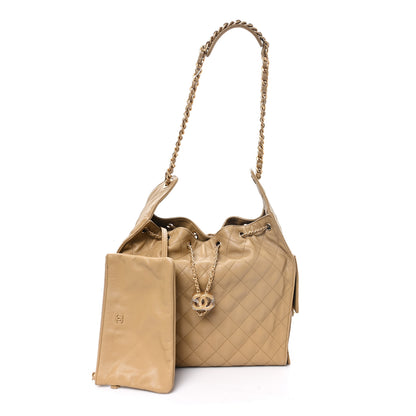 Chanel Caviar Quilted Medium Chanel 25 Handbag Dark Beige 3 of 12