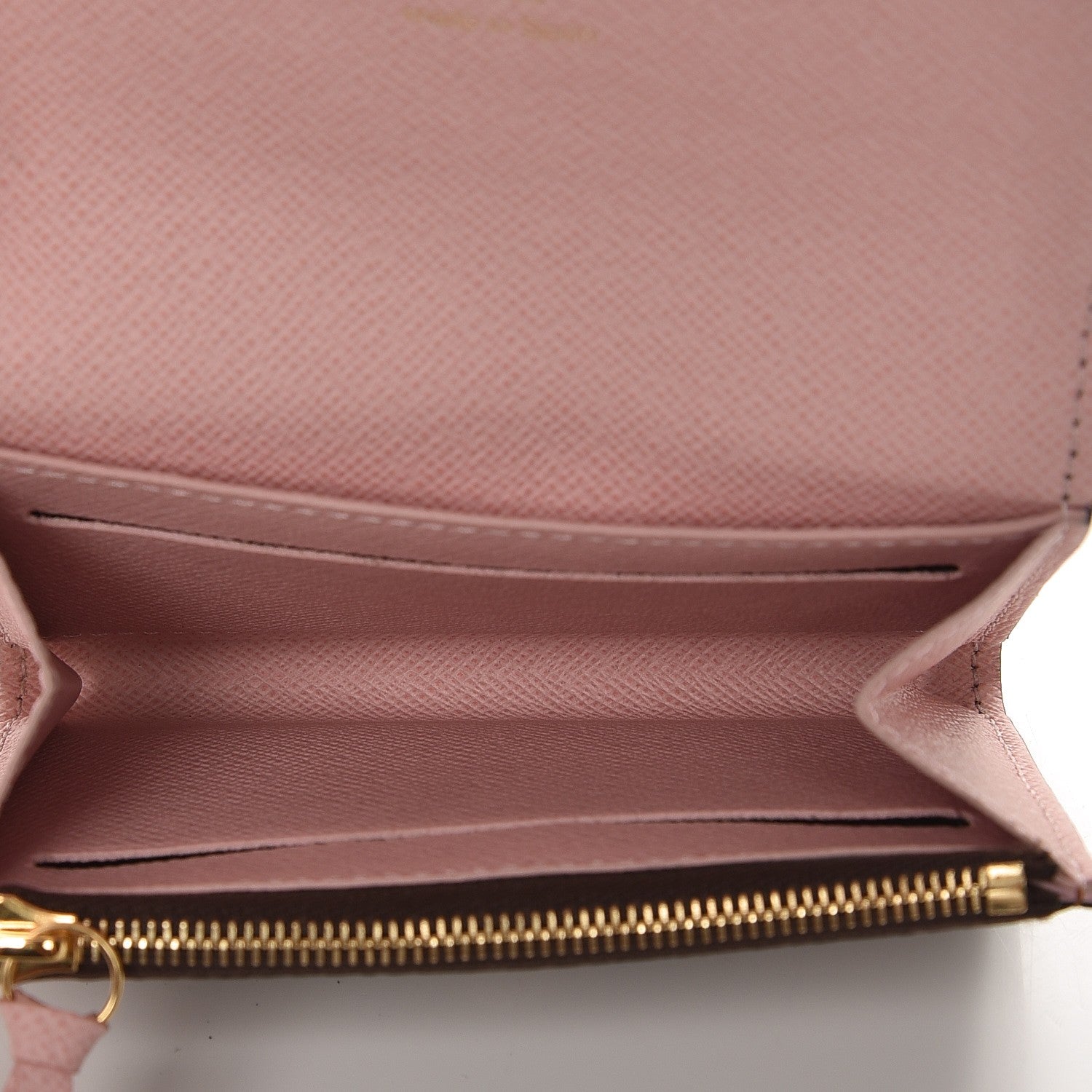 Louis Vuitton Damier Ebene Rosalie Coin Purse Rose Ballerine 5 of 6