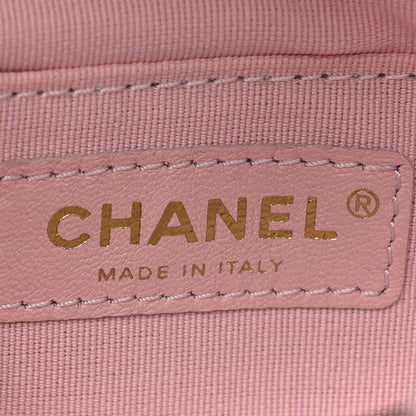 Chanel Tweed Braided Calfskin Mini My Own Frame Flap Pink Black 6 of 13