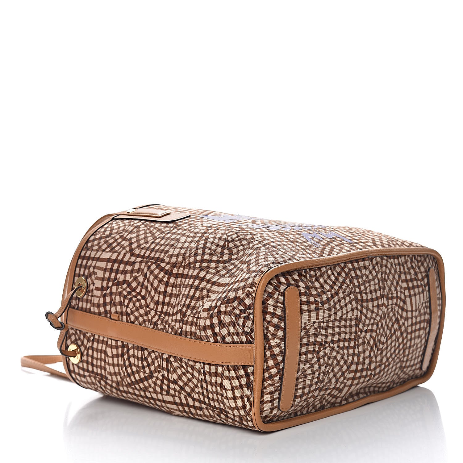 MCM Visetos Medium Liz Reversible Shopper Tote Cognac 9 of 13