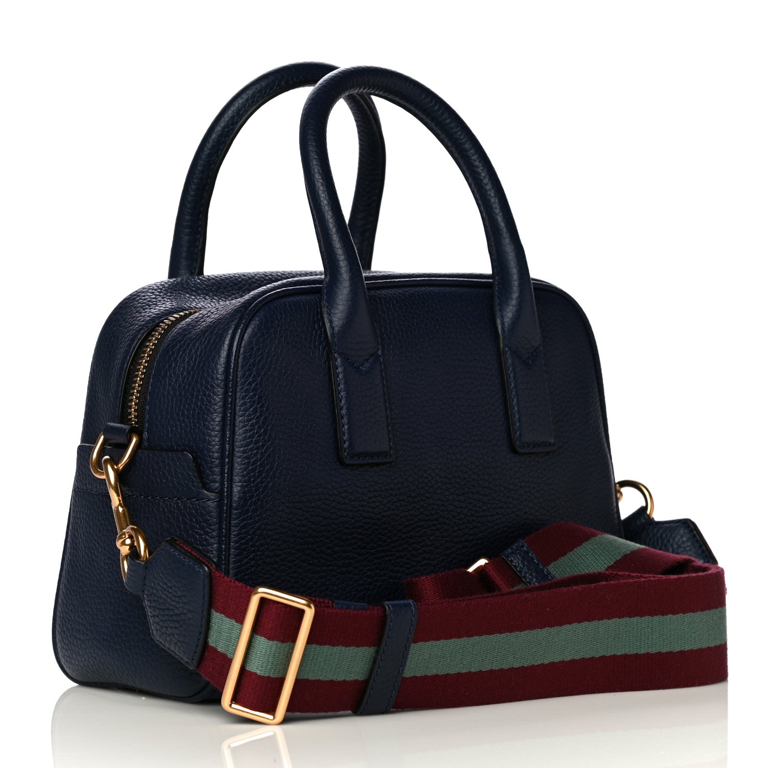 Marc Jacobs Pebbled Calfskin Gotham Bauletto Satchel Blue 3 of 12