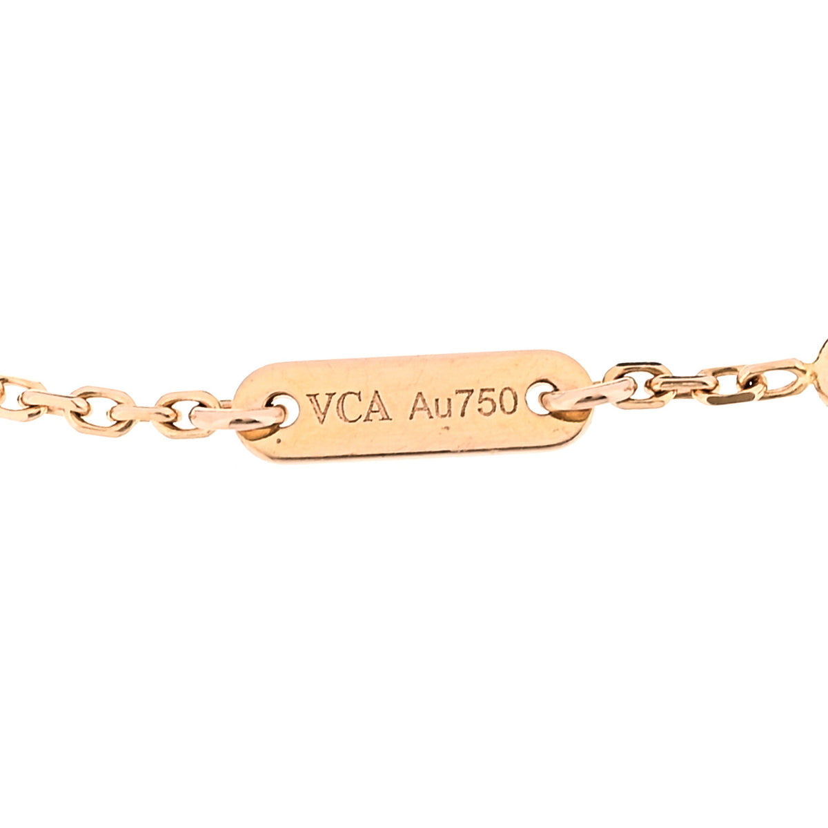 18K Rose Gold Carnelian Sweet Alhambra Bracelet