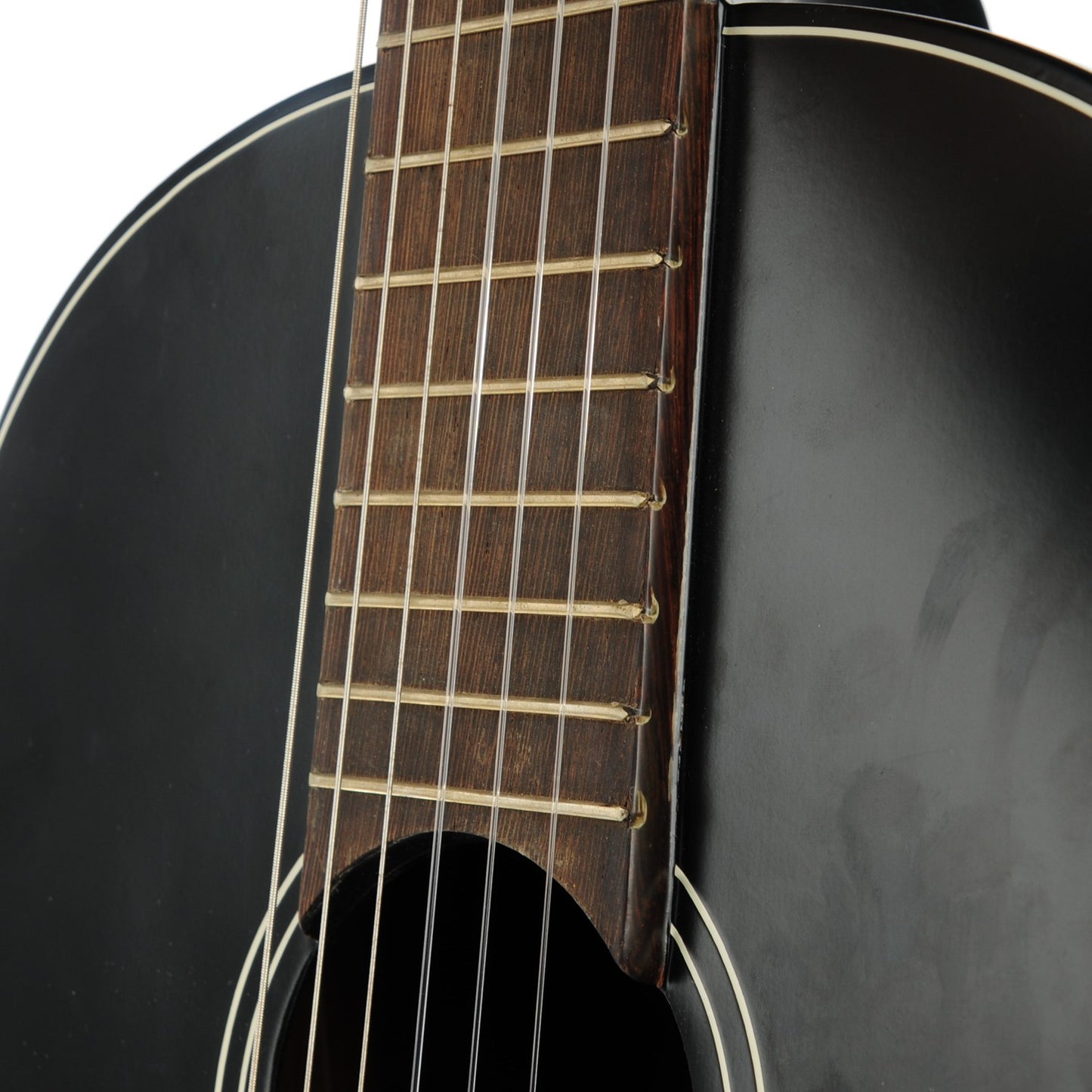 Redwood Logo Acoustic Guitar Black