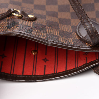 Louis Vuitton Damier Ebene Neverfull MM 24 of 29
