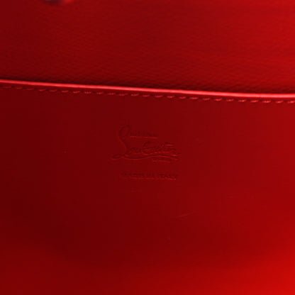 Christian Louboutin Crocodile Embossed Calfskin Spiked Small Cabarock Shopper Tote Red 6 of 9