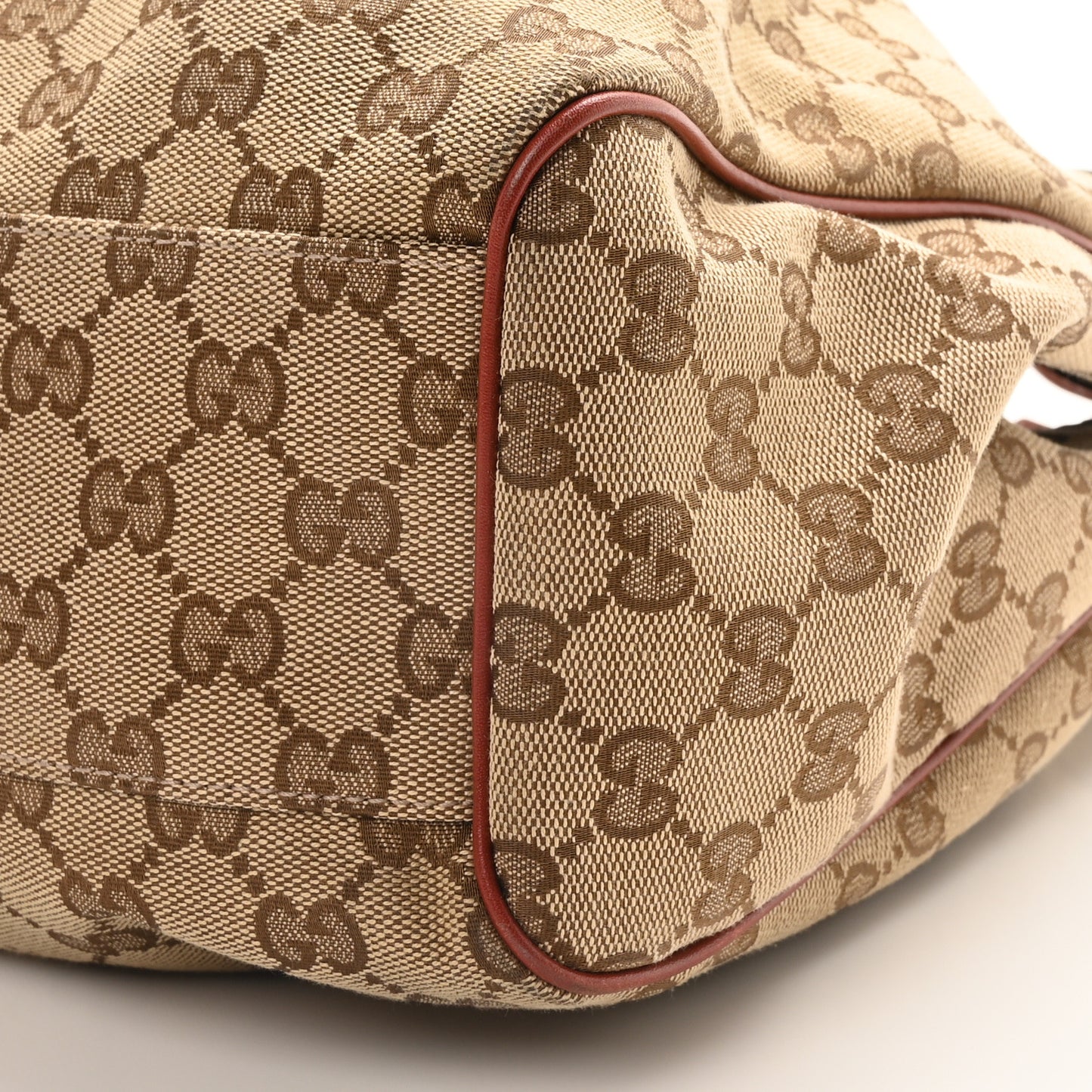 Monogram Medium Sukey Tote Dark Red