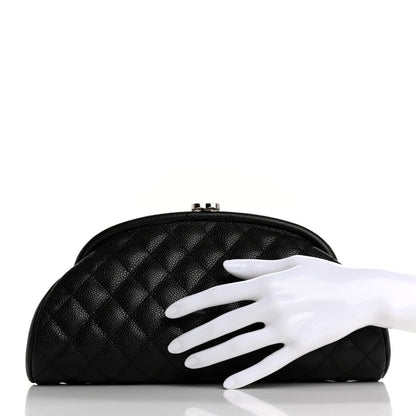 Chanel Caviar Quilted Timeless Clutch Black 2 of 7