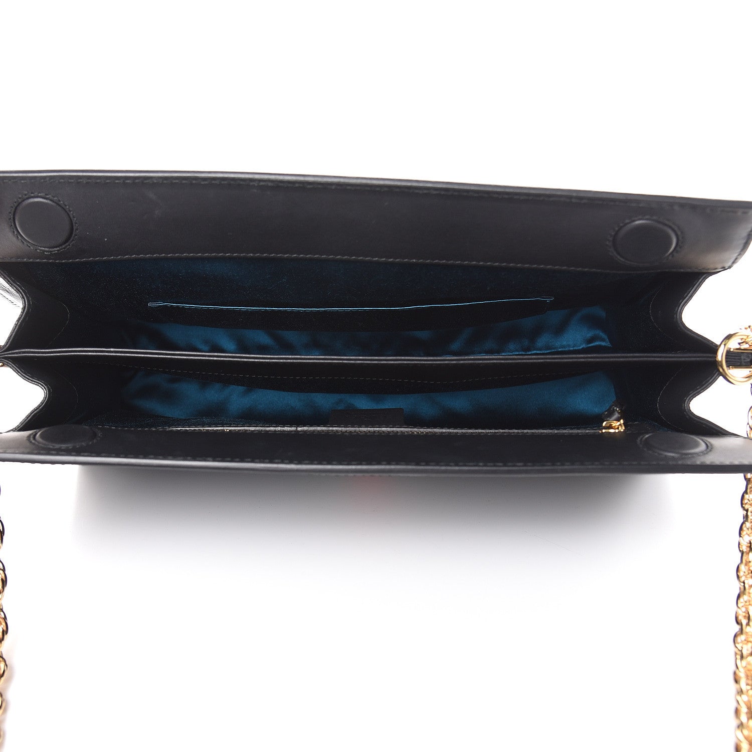 Gucci Suede Patent GG Web Medium Ophidia Chain Shoulder Bag Black 5 of 11