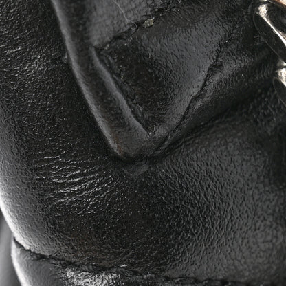 Saint Laurent Calfskin Y Quilted Monogram Small Charm Loulou Chain Satchel Black 12 of 15