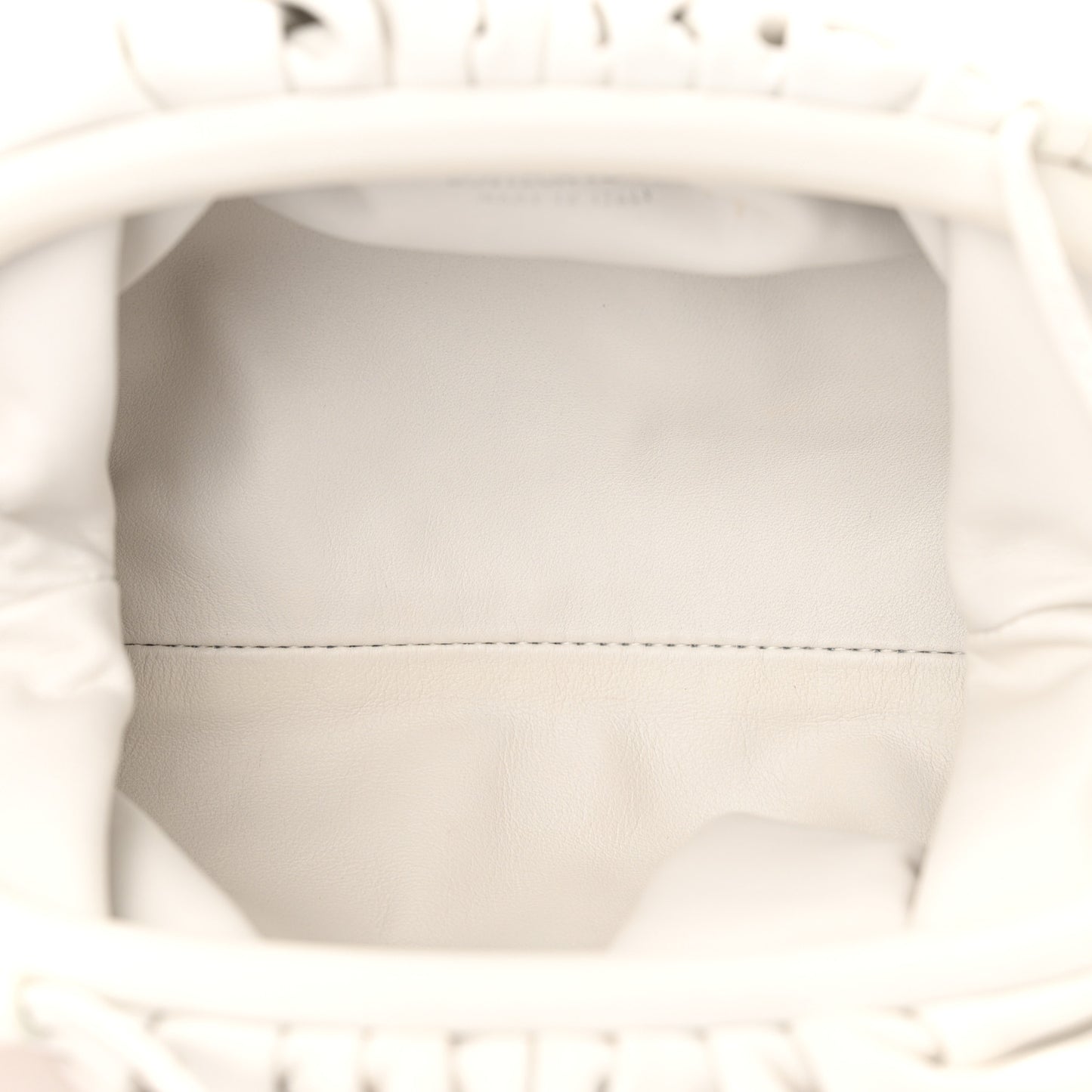 Butter Calfskin The Mini Pouch Chalk