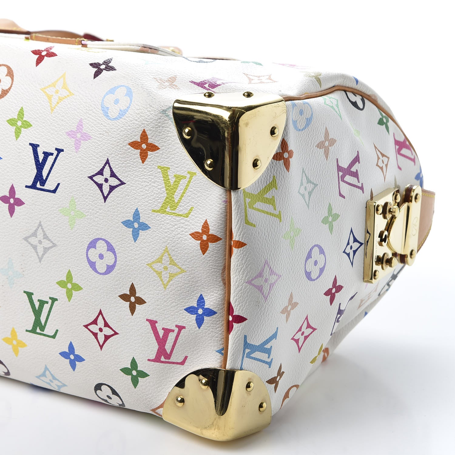 Louis Vuitton Monogram Multicolor Speedy 30 White 6 of 8