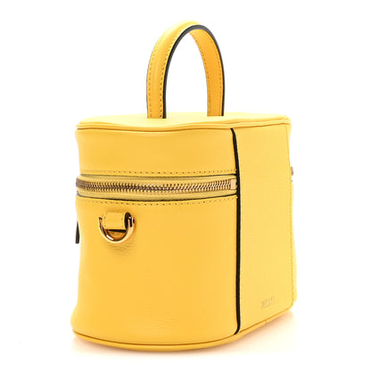 Versace Grained Calfskin Medusa Vanity Case Yellow 3 of 9