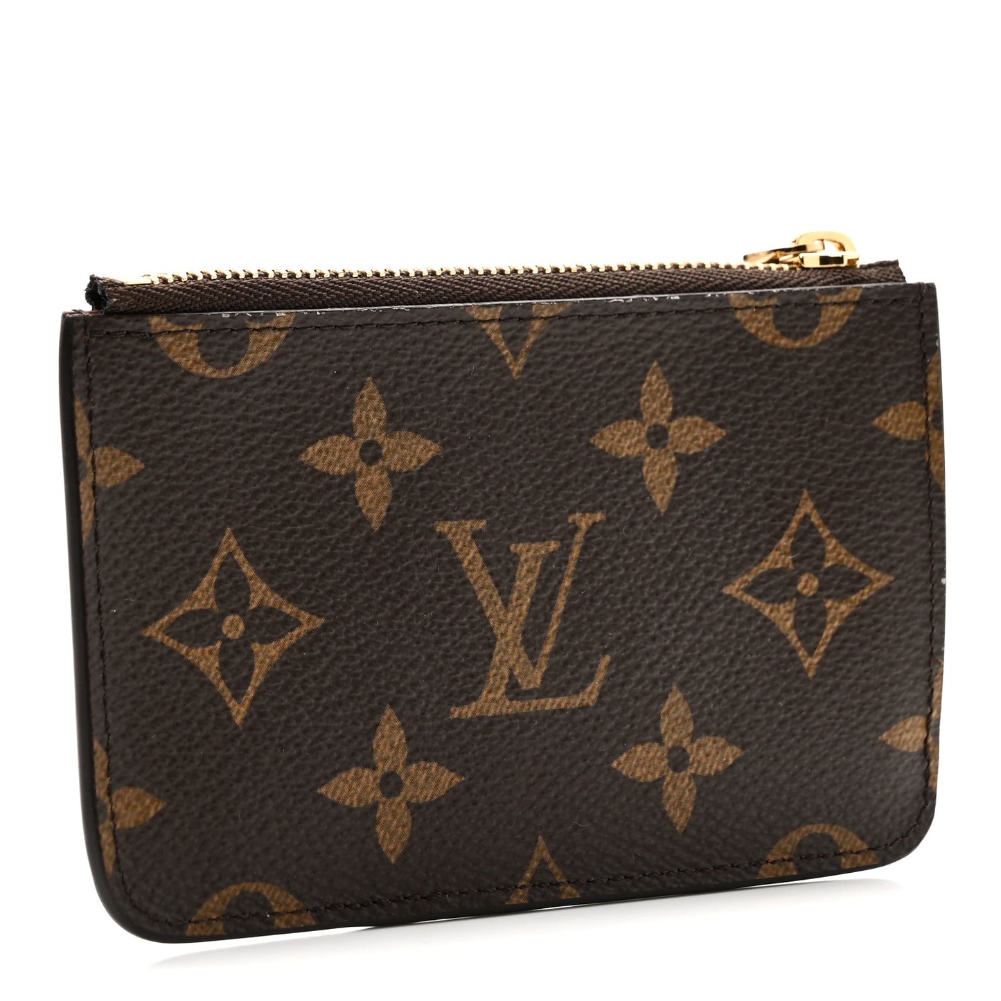 Monogram Zipped Romy Card Holder