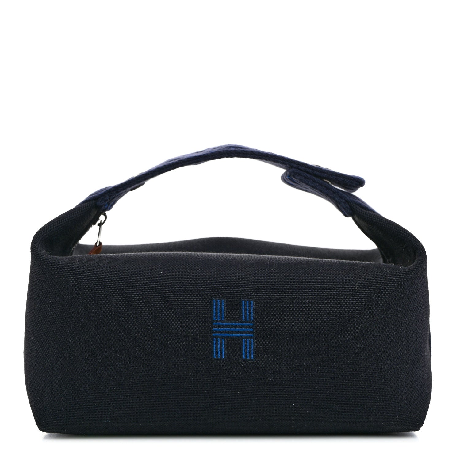 Hermes Canvas Small Bride-A-Brac Pouch Bleu Nuit 1 of 7