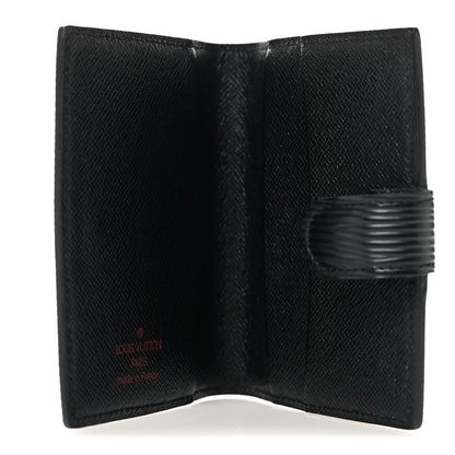 Louis Vuitton Epi Mini Agenda Cover Black 5 of 7