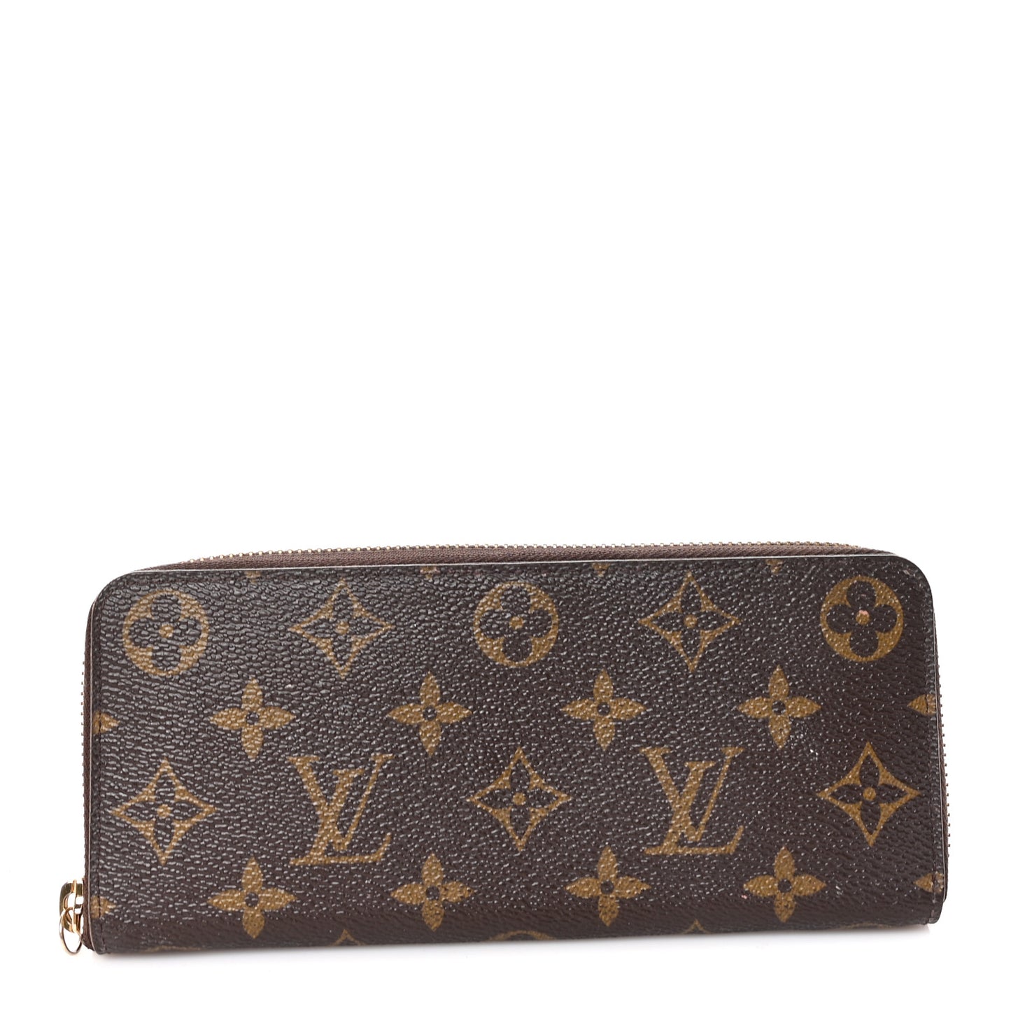 Monogram Clemence Wallet Rose Ballerine