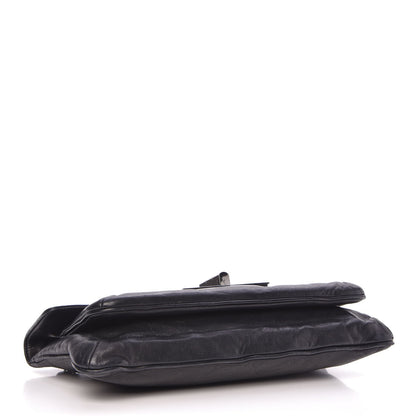 Chanel Lambskin Mademoiselle Lock Flap Pochette Black 5 of 10