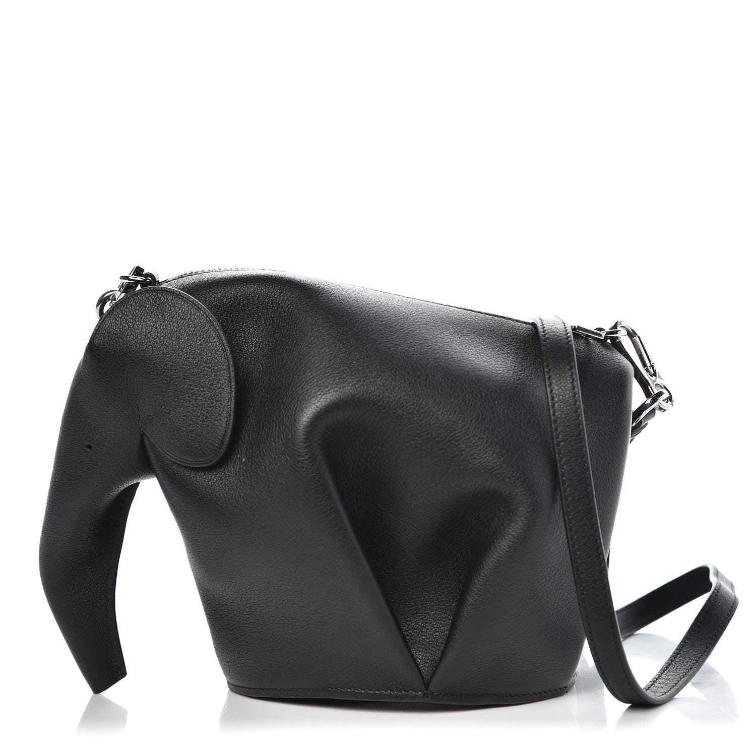Loewe Calfskin Mini Elephant Crossbody Bag Black 1 of 6