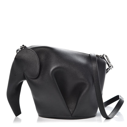 Loewe Calfskin Mini Elephant Crossbody Bag Black 1 of 6