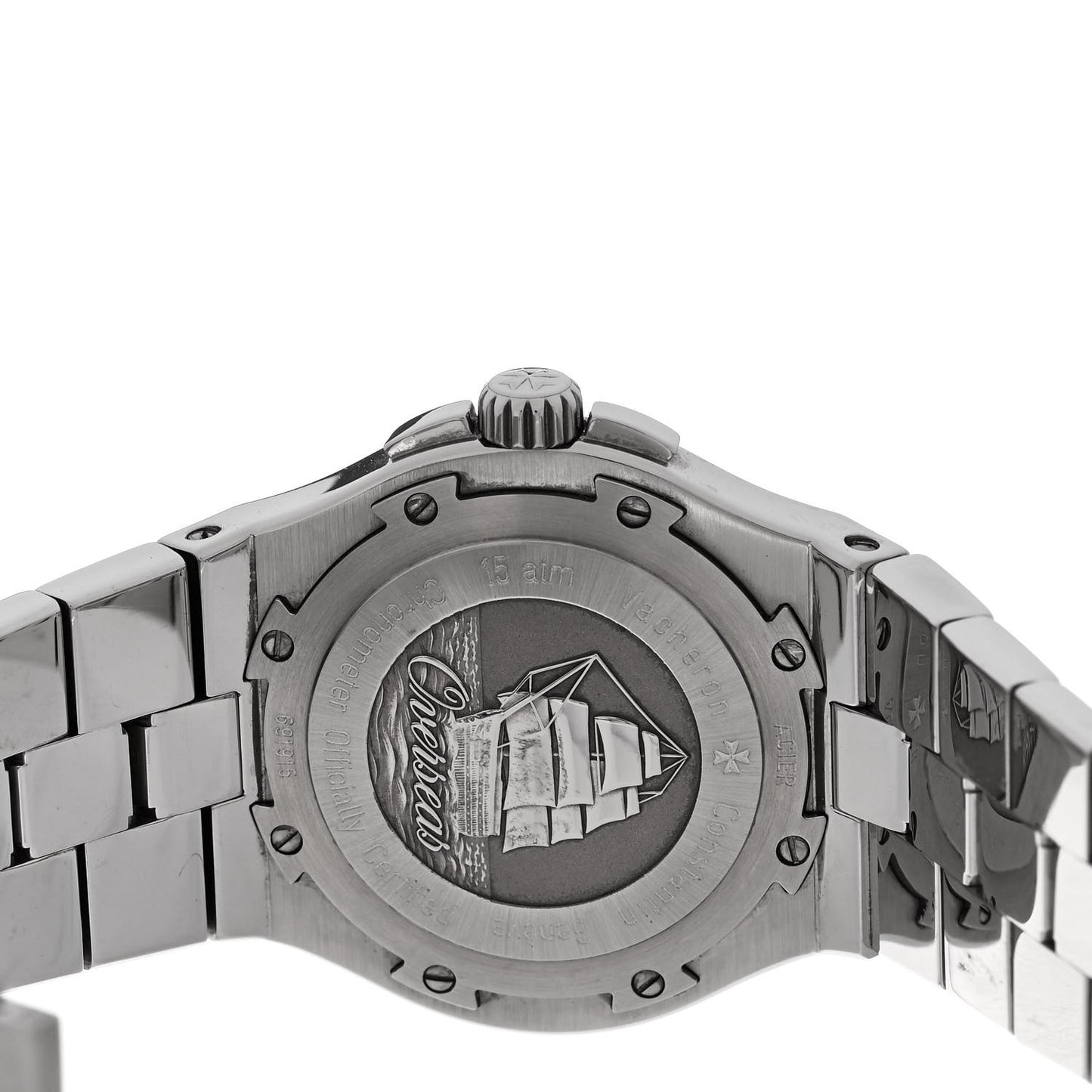 Stainless Steel 37mm Overseas Automatic Watch Blue 42040