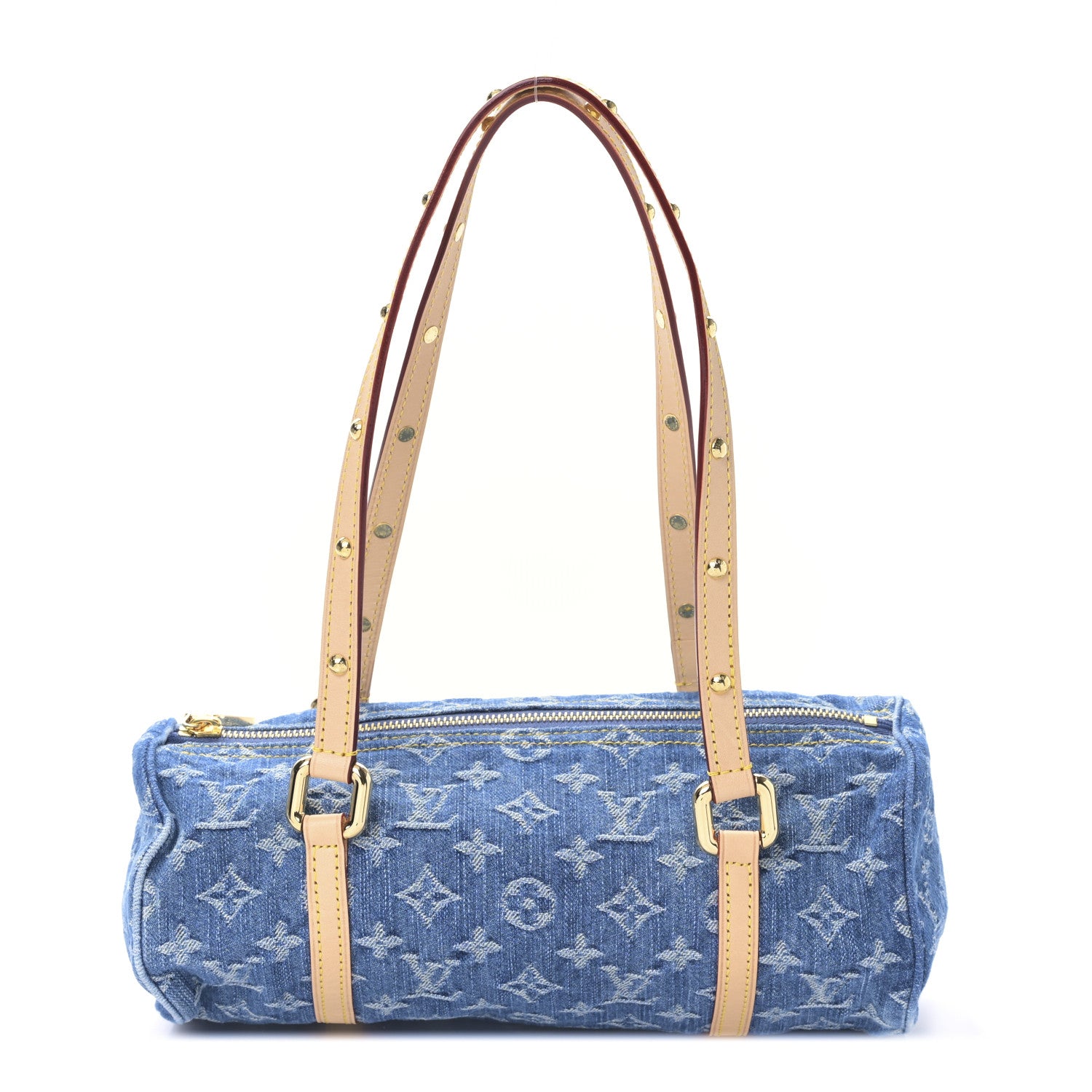 Louis Vuitton Monogram Denim Papillon Denim Blue 2 of 8