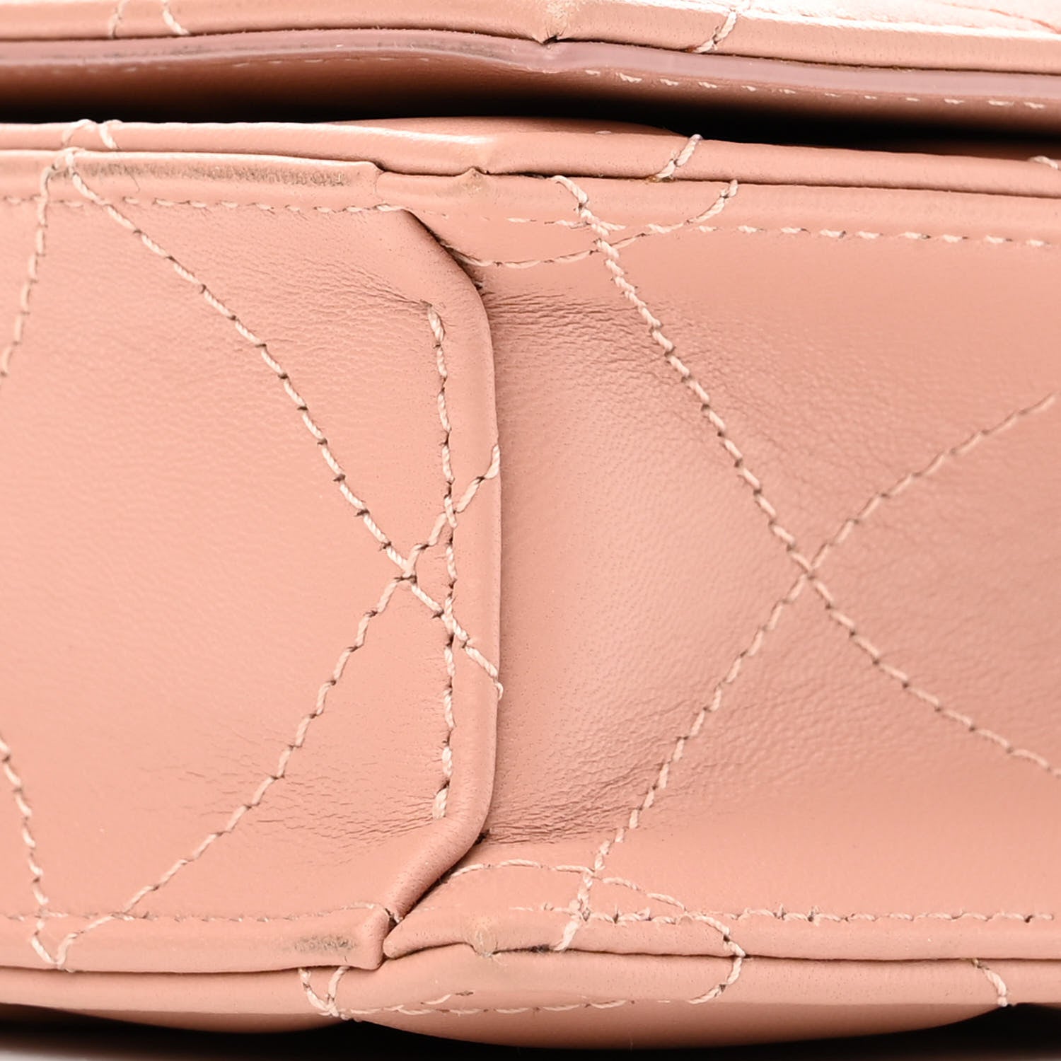 Alexander McQueen Lambskin Quilted Graffiti Skull Knuckle Crossbody Rose Gold 10 of 12