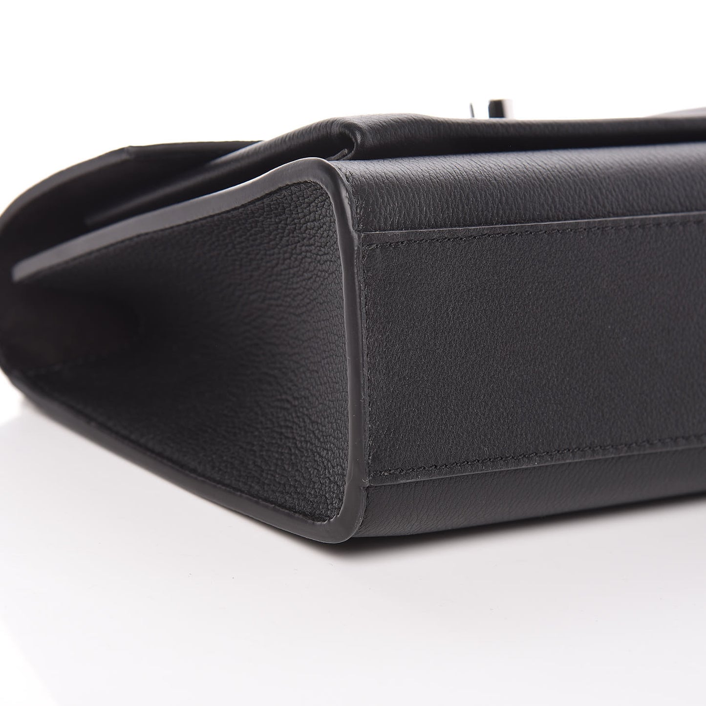 Soft Calfskin My Lockme Chain Bag BB Black