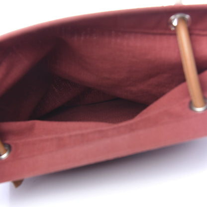 Hermes Canvas Swift Aline Grooming Bag Rouge H Gold 5 of 12