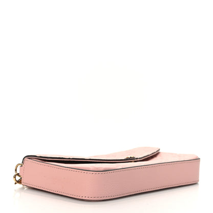 Louis Vuitton Empreinte Pochette Felicie Chain Wallet Rose Poudre 5 of 9