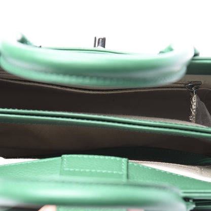 Chanel Grained Calfskin Mini Neo Executive Shopper Tote Green 4 of 13