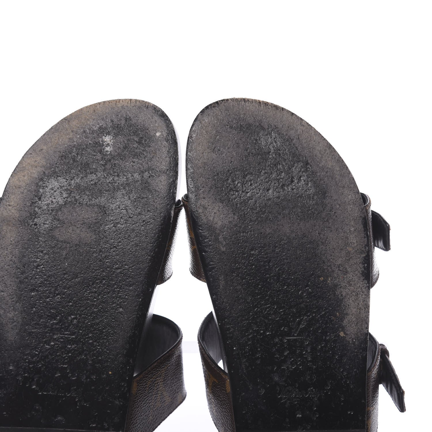 Louis Vuitton Monogram Bom Dia Mule Sandals 36 Black 9 of 10