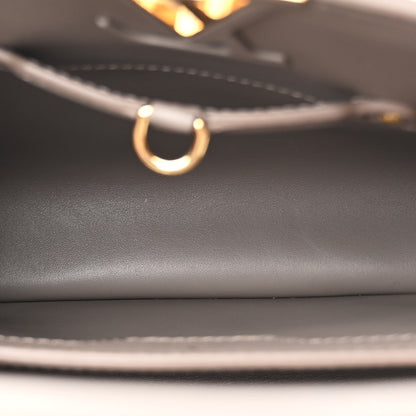 Louis Vuitton Calfskin Since 1854 Embroidered Capucines BB Ecru Taupe 5 of 11