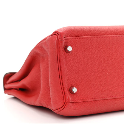 Hermes Togo Kelly Retourne 32 Rouge Casaque 9 of 10