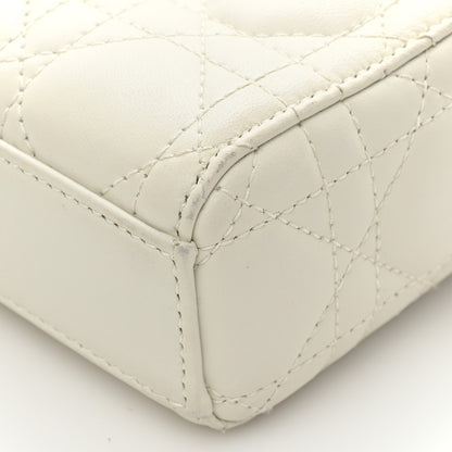 Christian Dior Lambskin Cannage Small Lady D-Joy Latte 15 of 19