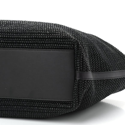 Saint Laurent Raffia Tote Black 9 of 9