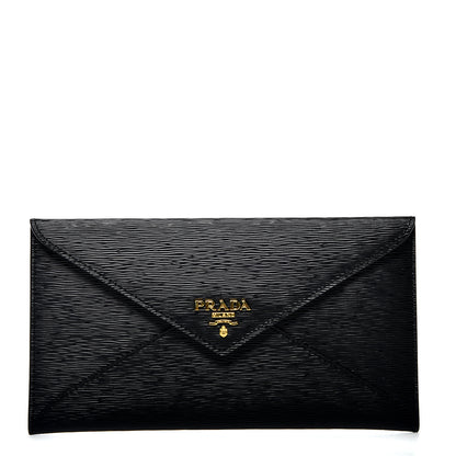 Prada Vitello Move Envelope Wallet Black 1 of 8