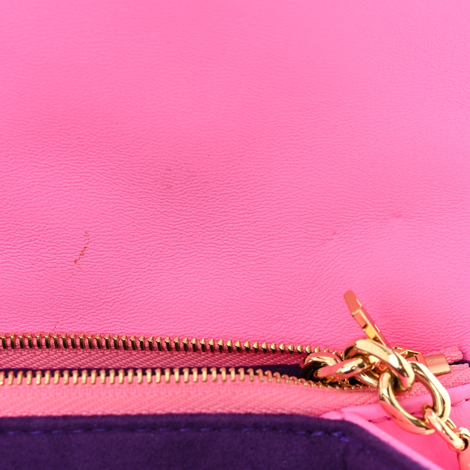 Louis Vuitton Lambskin Embossed Monogram Vuittamins Pochette Coussin Rose Violet 10 of 13