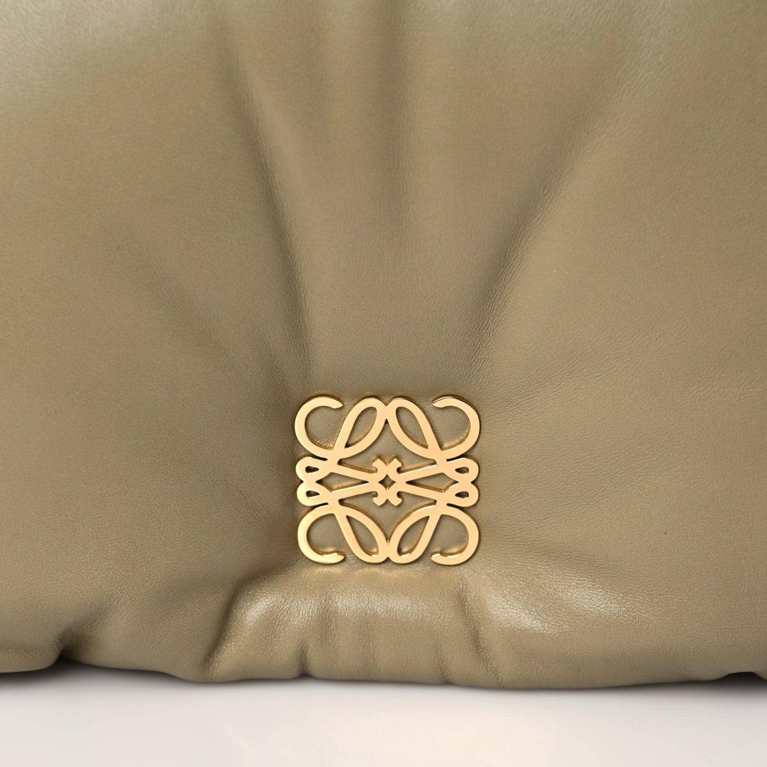 Loewe Lambskin Goya Puffer Bag Dark Green 7 of 11