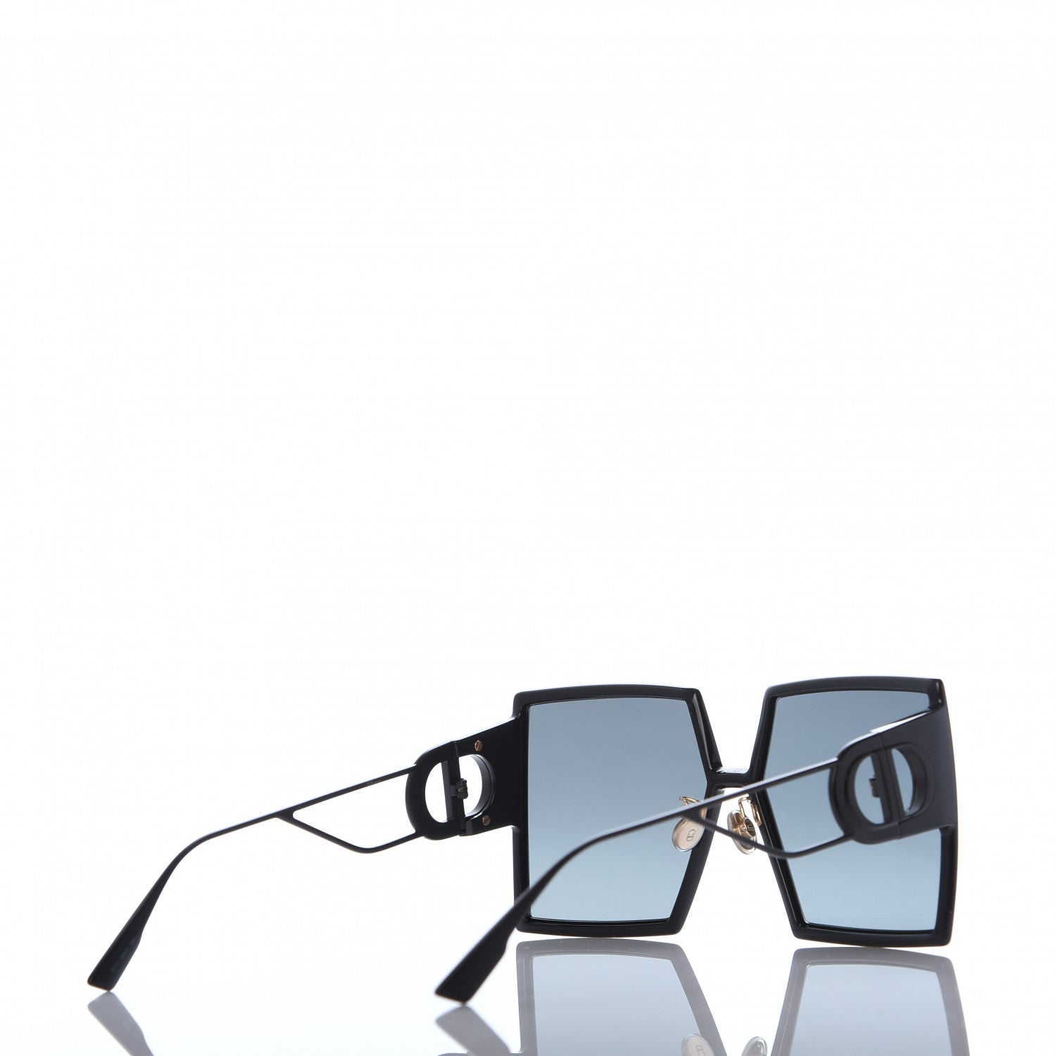 Christian Dior Square 30 Montaigne Sunglasses Black 4 of 7
