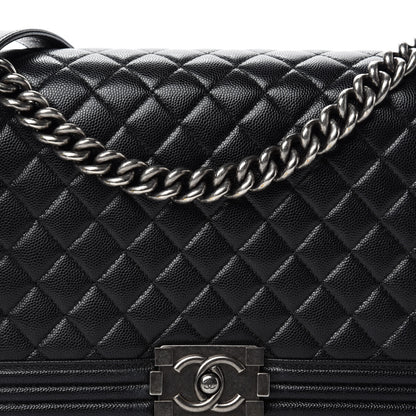 Chanel Caviar Quilted New Medium Boy Flap Black 11 of 11