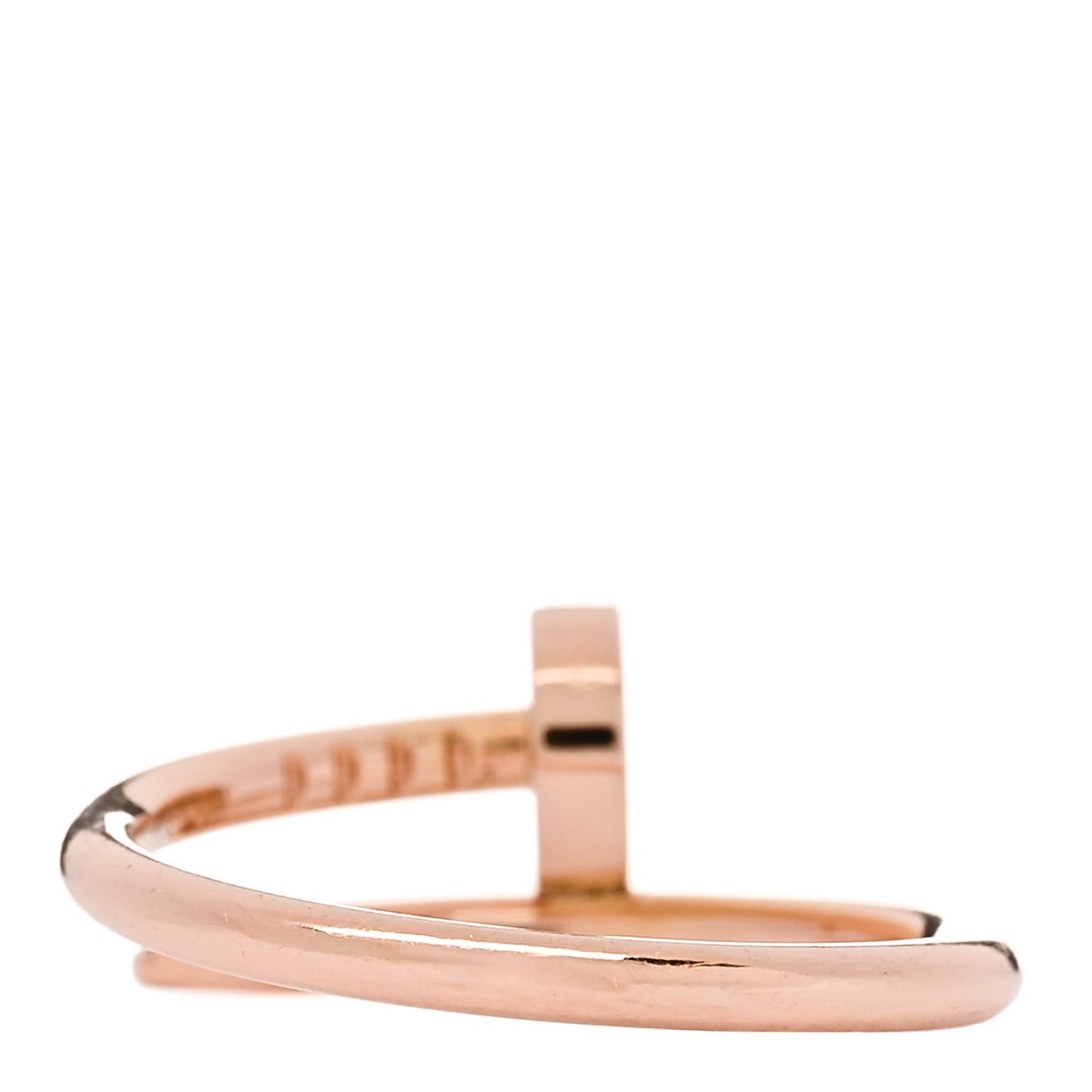 18K Pink Gold Small Juste Un Clou Ring 48 4.5