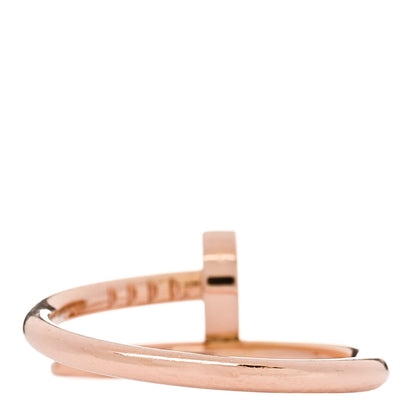 Cartier 18K Pink Gold Small Juste Un Clou Ring 48 4.5 3 of 5