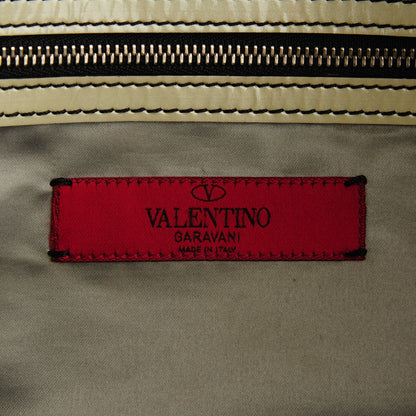 Valentino Garavani Silk Rosier Tote Violet Cream 6 of 8