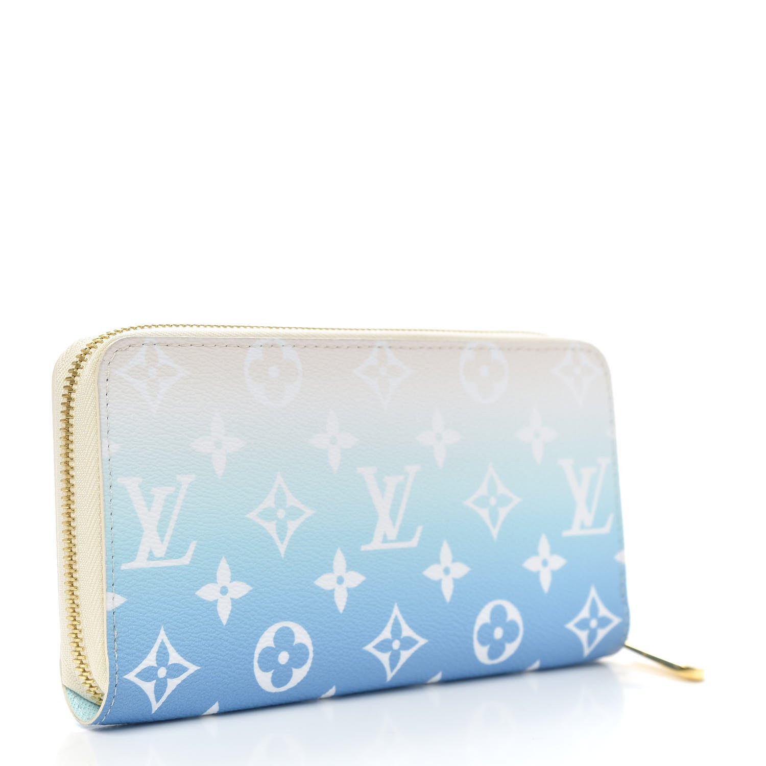 Louis Vuitton Monogram Giant By The Pool Zippy Wallet Blue 4 of 8