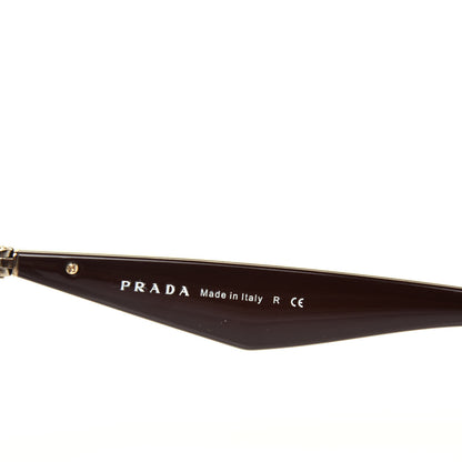 Prada Metal Gradient Aviator Sunglasses SPR53Q Brown 6 of 7