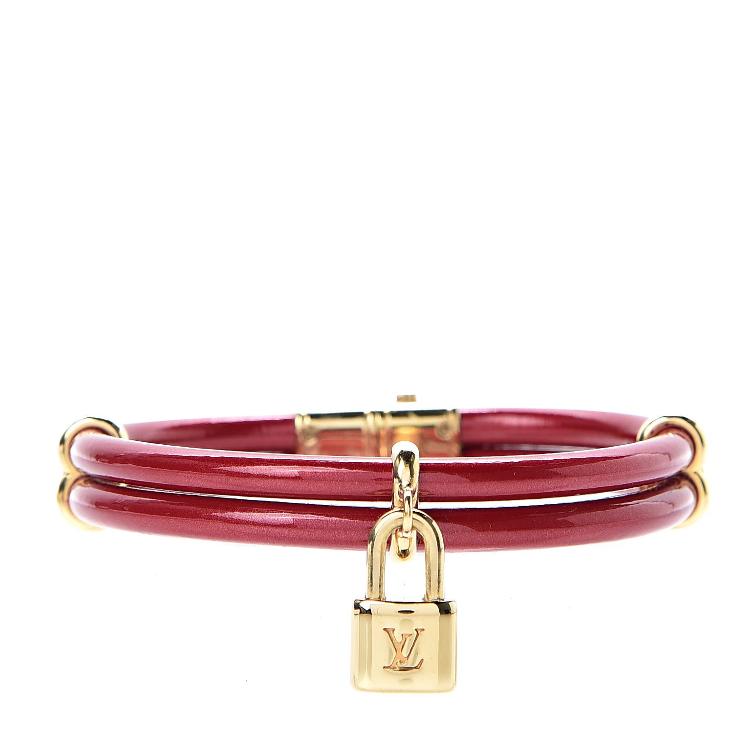 Louis Vuitton Epi Keep It Twice Bracelet 17 Pomme D'Amour 1 of 5