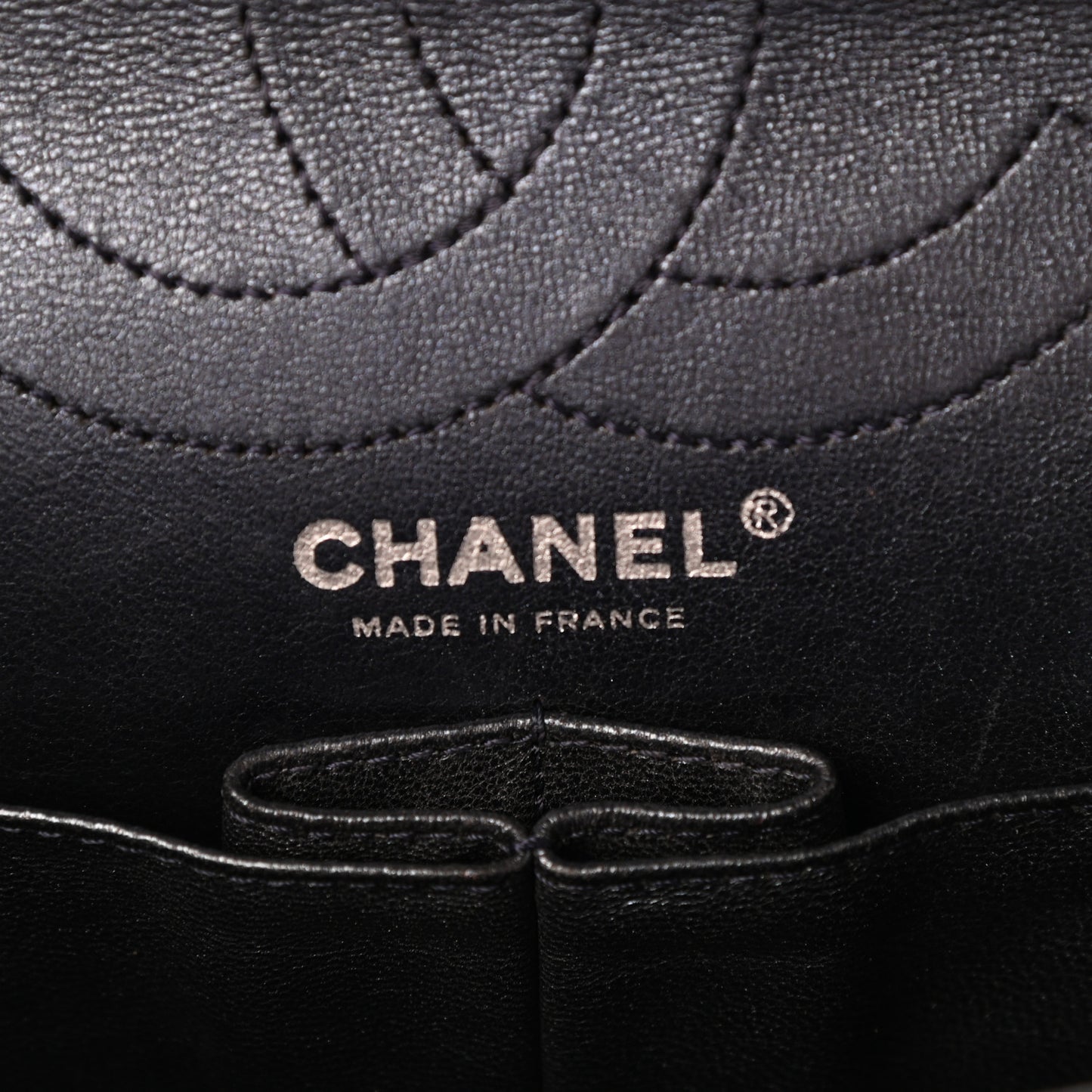 Metallic Calfskin Quilted 2.55 Reissue 226 Flap Blue