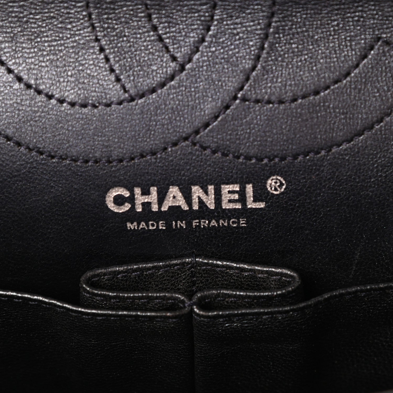 Chanel Metallic Calfskin Quilted 2.55 Reissue 226 Flap Blue 6 of 10
